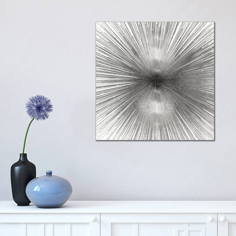 iCanvas "Radiant Silver" by Abby Young Canvas Print