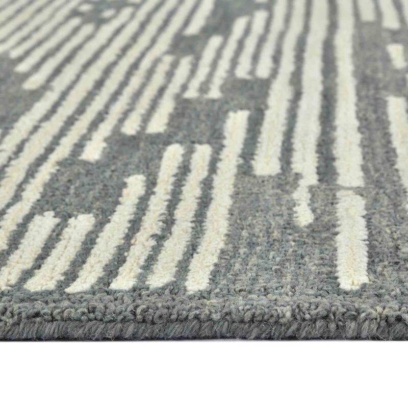 HomeRoots Abstract Lodge Rectangle Area Rug