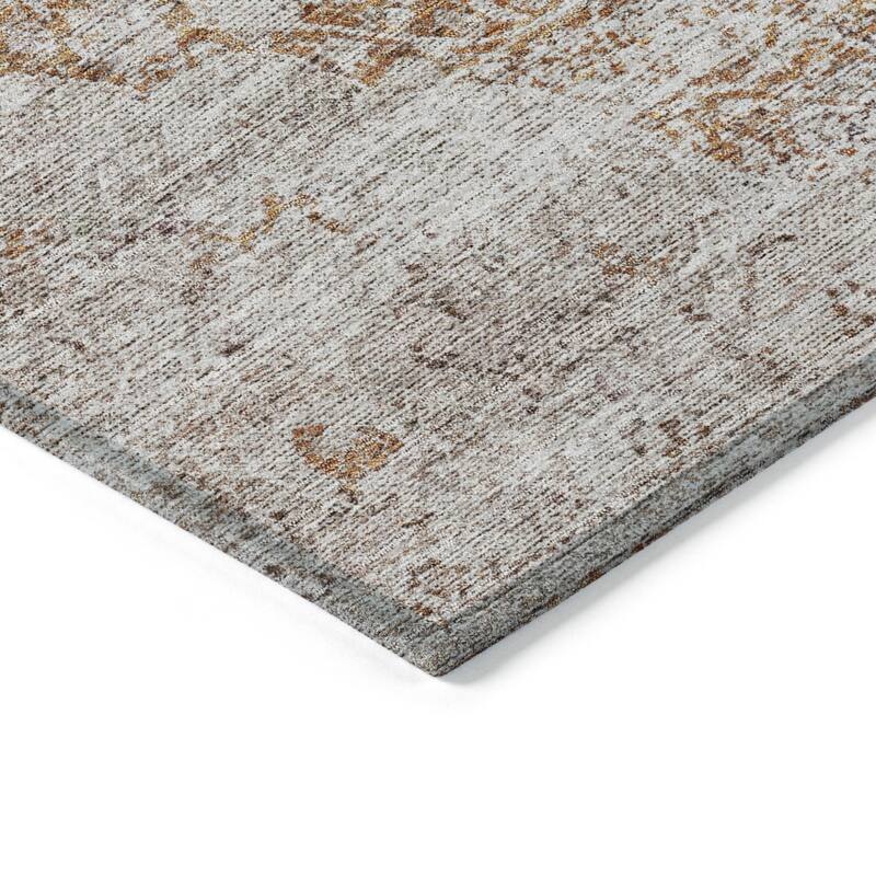 HomeRoots Oriental Traditional Rectangle Outdoor Rug