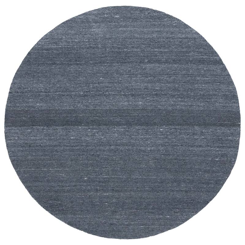 SAFAVIEH Handmade Outdoor Florência Micro-Loop Rug - 6' Round - Dark Grey