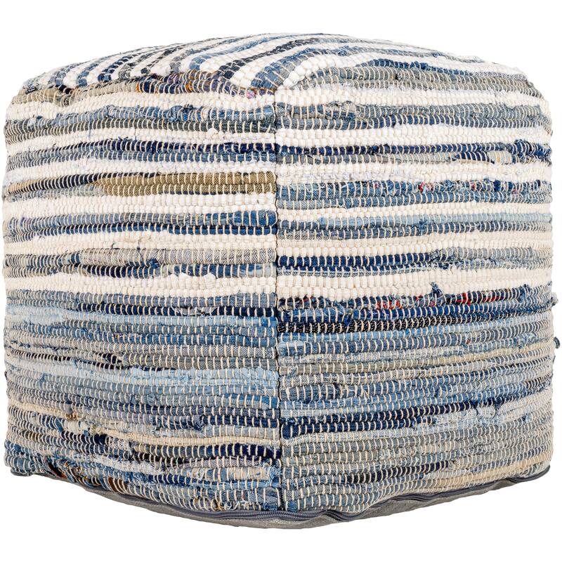 Artistic Weavers Albano Hand Woven Cotton Pouf
