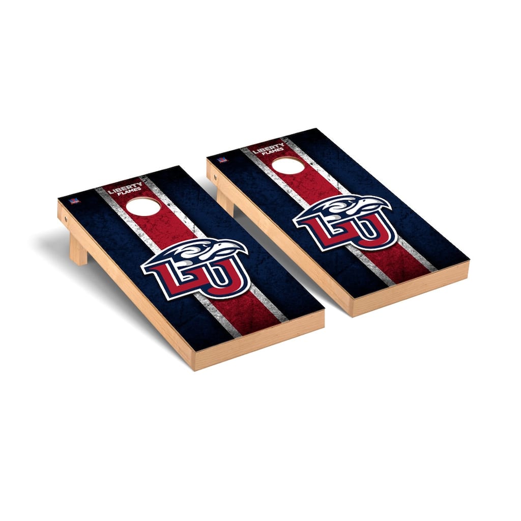 Liberty Flames Vintage Cornhole Board Set