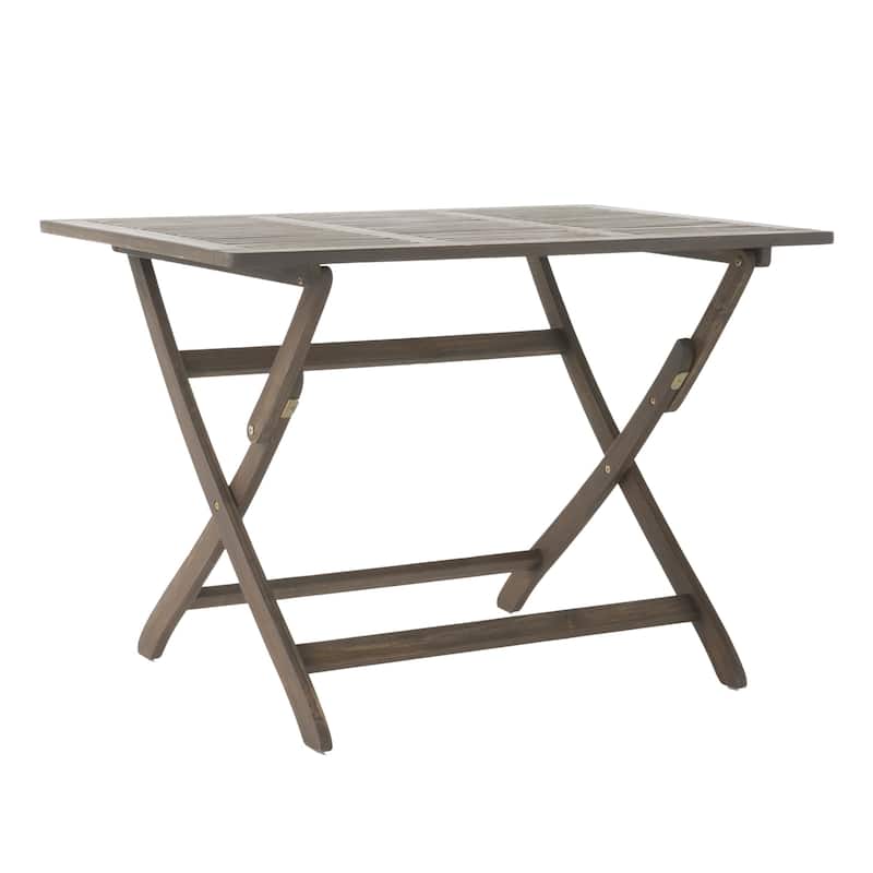 Positano Outdoor Acacia Wood Folding Dining Table by Christopher Knight Home - 43.50"L x 27.50"W x 29.75"H