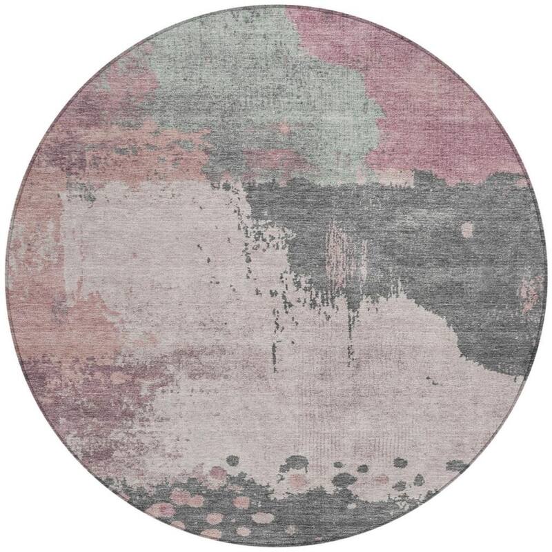 HomeRoots Abstract Transitional Rectangle Outdoor Rug