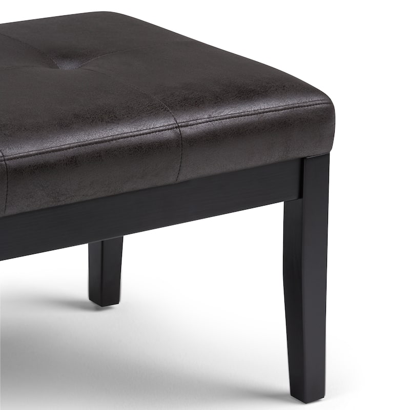 WYNDENHALL Abbey 43 inch Wide Contemporary Rectangle Ottoman Bench