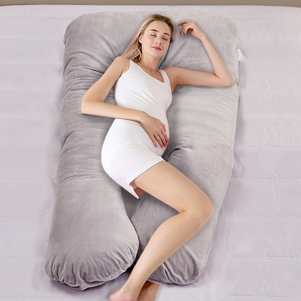 c shaped maternity pillow