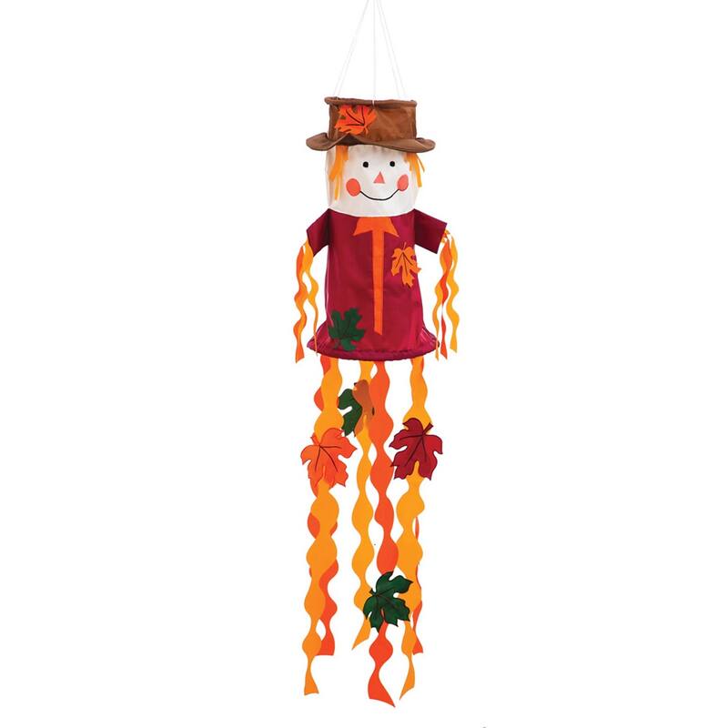 Scarecrow Applique Sculpt Windsock