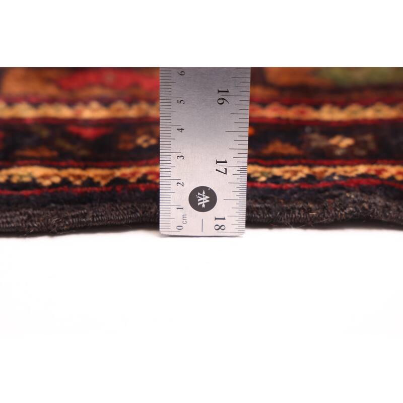 ECARPETGALLERY Hand-knotted Teimani Black Wool Rug - 3'7 x 6'4