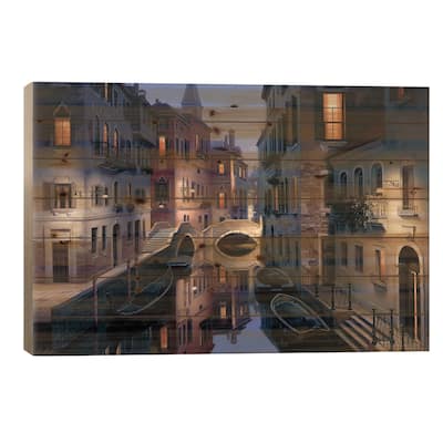 Night Dream Print On Wood by Evgeny Lushpin - Multi-Color