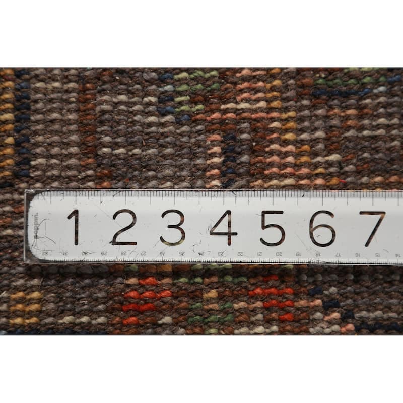 Gray Oushak Oriental Area Rug Hand-Knotted Wool Carpet - 8'0" x 10'2"