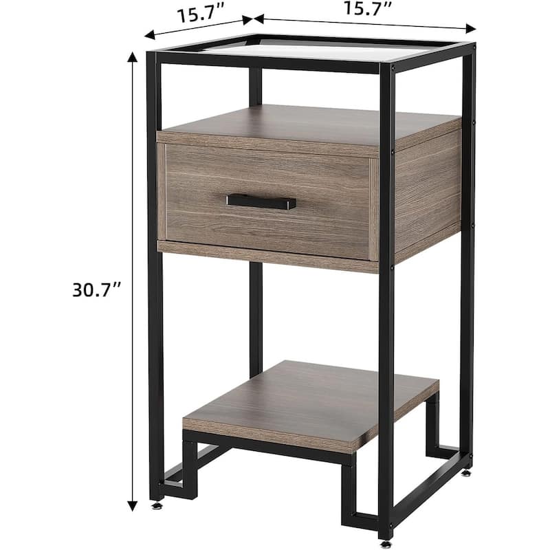 IDEALHOUSE Nightstand Set of 2