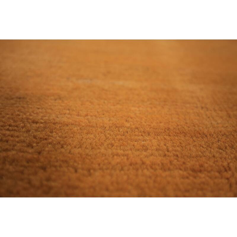 Modern Gabbeh Oriental Area Rug Hand-Knotted Wool Carpet - 5'5" x 7'5"