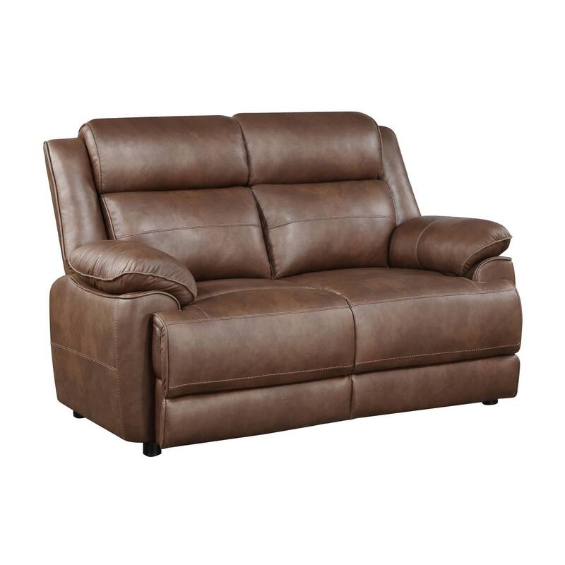 Worthington Dark Brown Upholstered 2-Piece Sofa Set