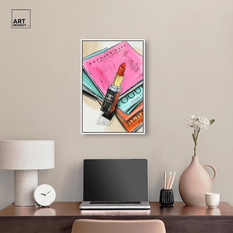 Fashion Sketches Canvas by Art Remedy