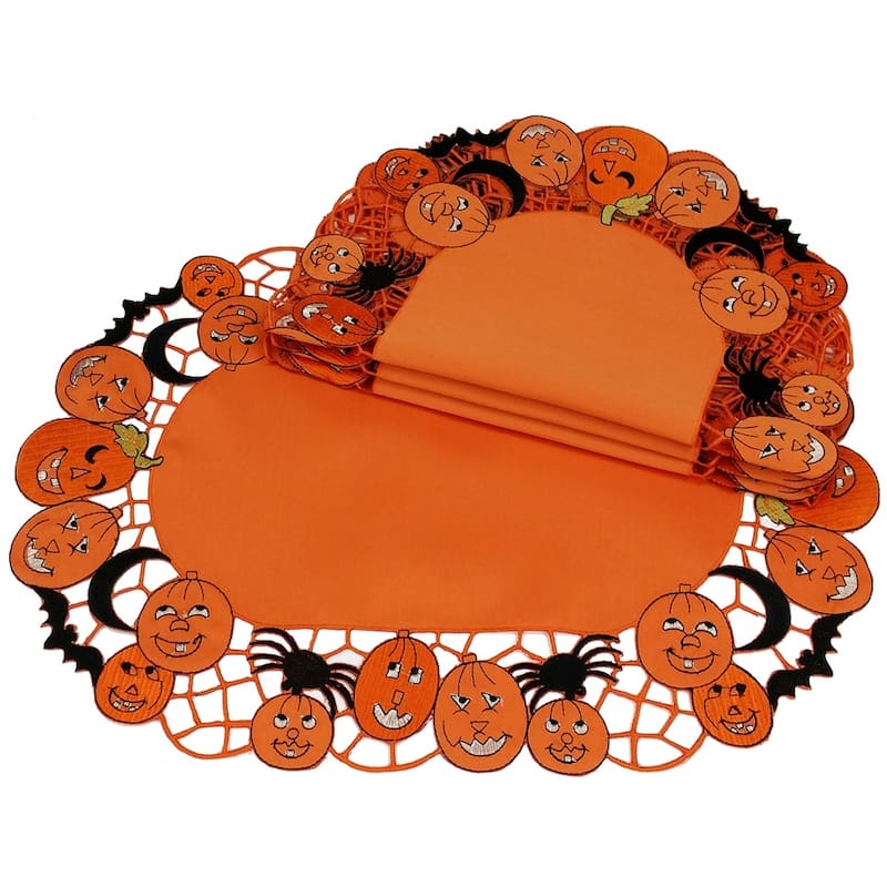 Happy Jack-O-Lanterns-14X20-Placemats-Set of 4 - 1420