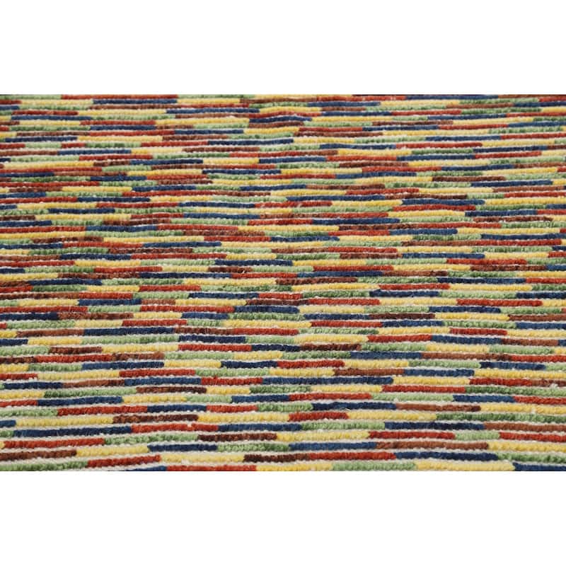 Modern Moroccan Oriental Home Decor Area Rug Handmade Wool Carpet - 5'4" x 7'7"