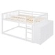preview thumbnail 20 of 35, Wood Bunk Bed with 4 Drawers and 3 Shelves