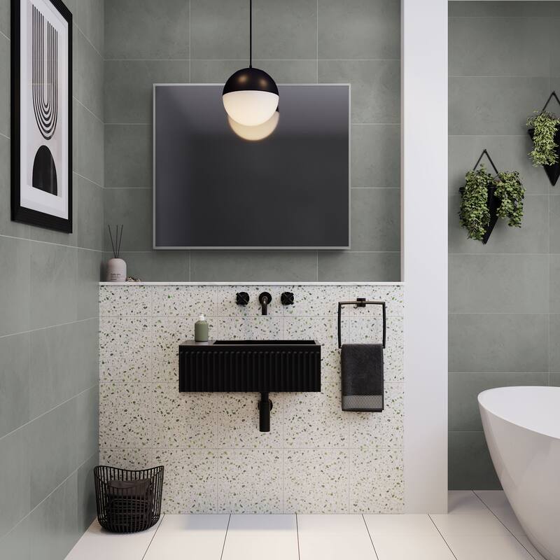 Swiss Madison SM-WS355 Delice 24" Rectangular Stone Composite Wall