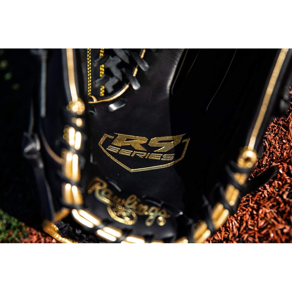 R9 Series 11.75-Inch Baseball Glove, Modified Trap-Eze Web/Black