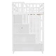 preview thumbnail 16 of 112, Space-Saving Wood Loft Bed with Storage Stairs & Wardrobe, Multifunctional Furniture Bed Frame with Desk & Drawers
