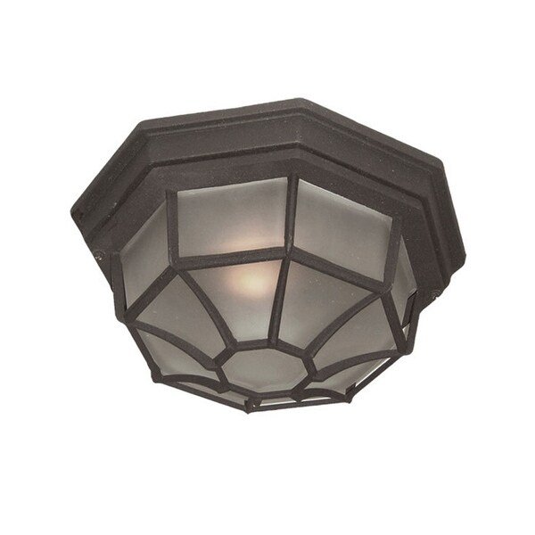 Woodbridge Lighting 60006mp 1 Light 11 Wide Flush Mount Outdoor Ceiling Fixture Powder Coat Rust N A