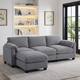 Option Dark Grey/L-Shaped Sofa