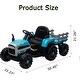 preview thumbnail 8 of 16, Kids Ride on Tractor with Trailer & Parent Remote Control, Dual Motors,3-Speed Adjustable,USB,MP3,LED Light, Safety Belt