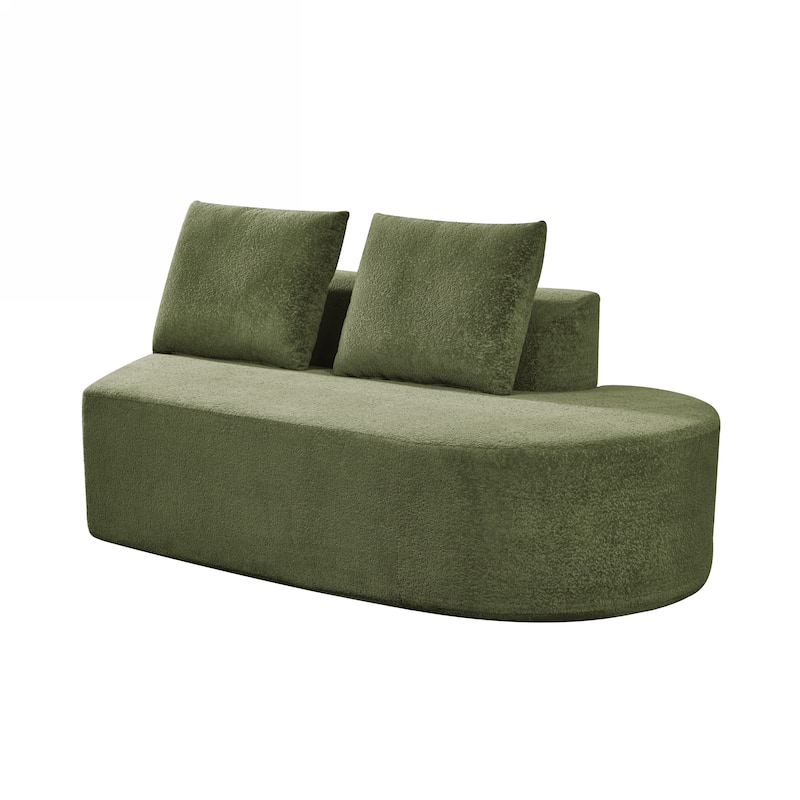 Christopher Knight Home - Olivia Curved Foam Sofa Set - 116"L