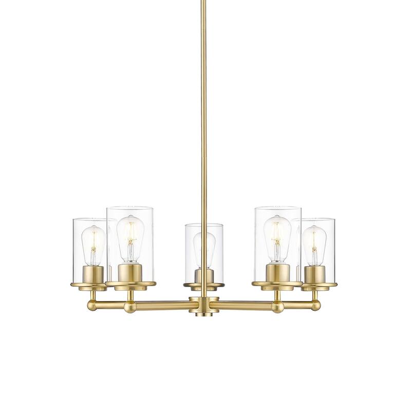 Z-Lite 742-5 Thayer 5 Light 26" Wide Chandelier - Luxe Gold