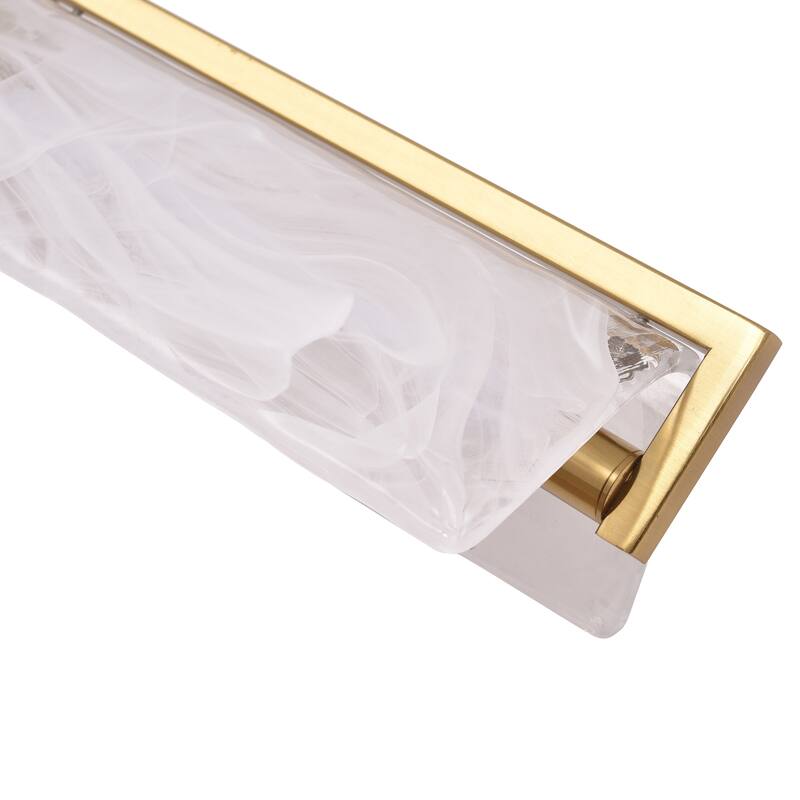 Varaluz Mingle Bathroom Vanity Light - Satin Brass