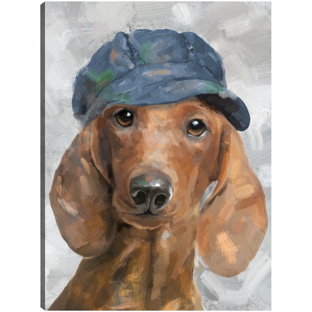 Hat Happy III By Studio Arts Canvas Art Print