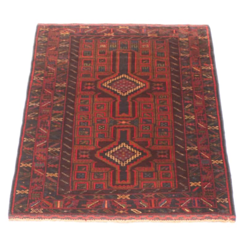 Teimani Brown Rug 3'0" x 5'1" - 3'0 x 5'1