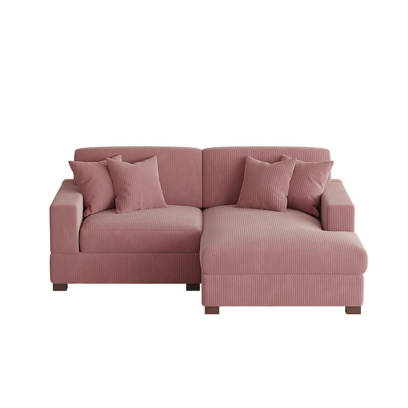 Oversized L-shaped Modular Sectional Sofa with Chaise Lounge
