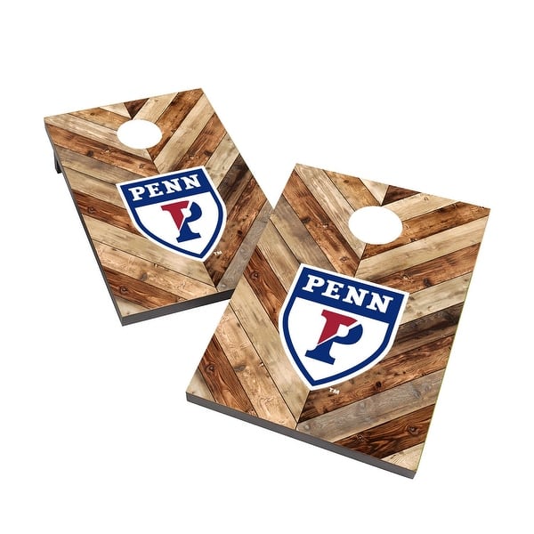 slide 2 of 5, Pennsylvania Quakers 2x4 Cornhole Bag Toss Game