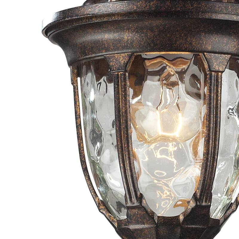 Elk Home Glendale Regal Bronze With Water Glass 1 Light Wall Sconce