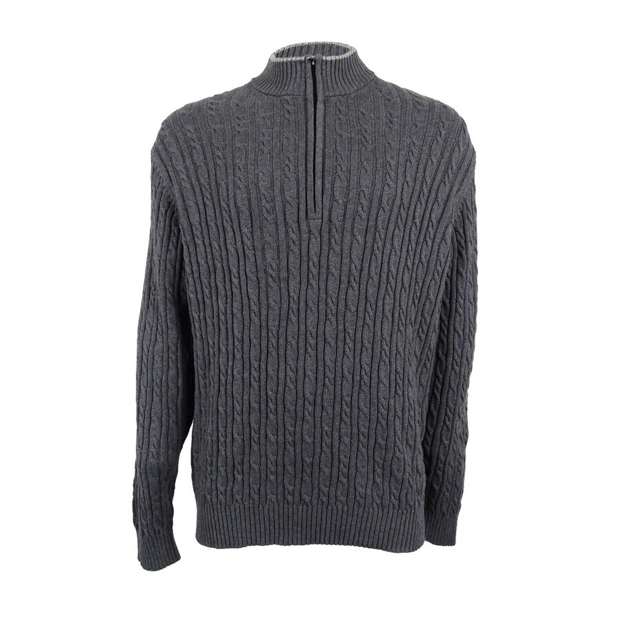 big and tall mock neck sweater