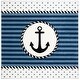 preview thumbnail 19 of 25, SAFAVIEH Carousel Kids Sybill Nautical Anchor Rug 3' Square - Navy/Ivory