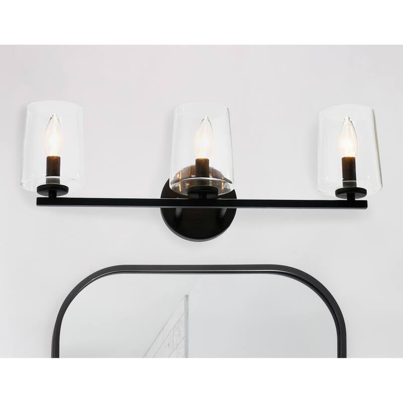 Robert Stevenson Lighting Berkley - Metal and Glass Vanity Light