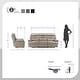 preview thumbnail 6 of 46, Fremont & Park Peperomia 3-Piece Leather Match Power Reclining Sofa Set