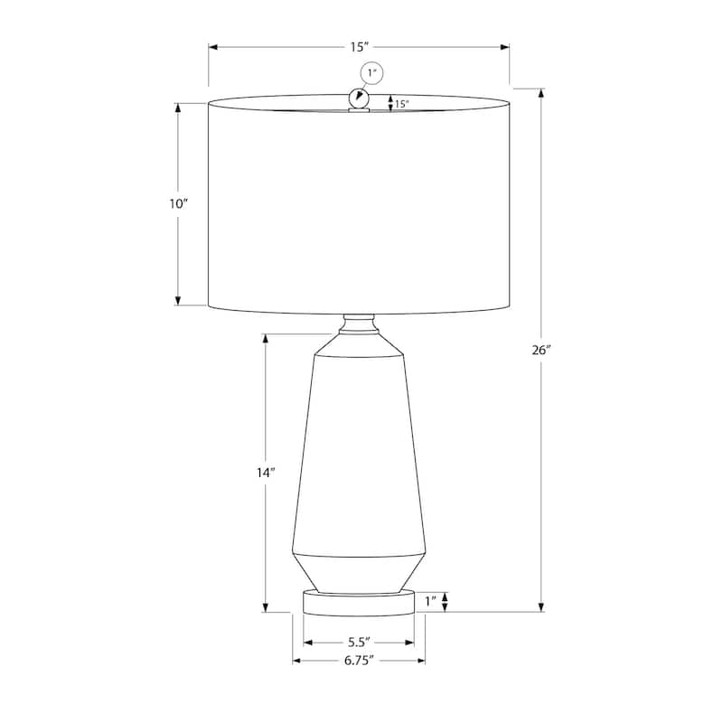 Lighting, 26"h, Table Lamp, Green Ceramic, Ivory / Cream Shade, Contemporary