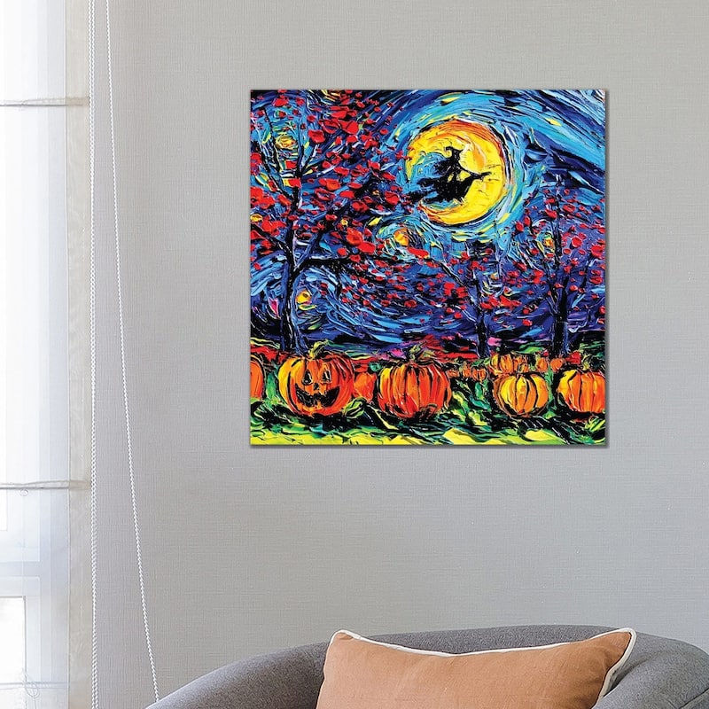 iCanvas "Starry Halloween" by Aja Trier Canvas Print - 26x26x1.5