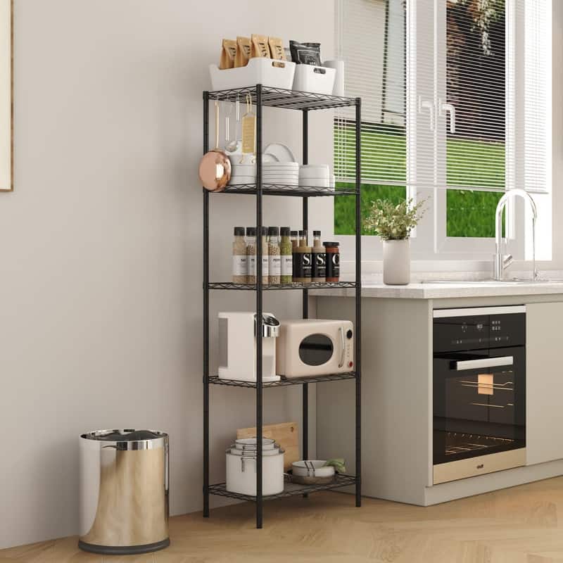 Shelf Liners and Hooks for Kitchen