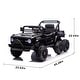 preview thumbnail 38 of 36, 12V Kids Electric Ride-On Car with truck car Remote Control, 4 Motors, Bluetooth, LED& Power Display - Battery Powered Vehicle