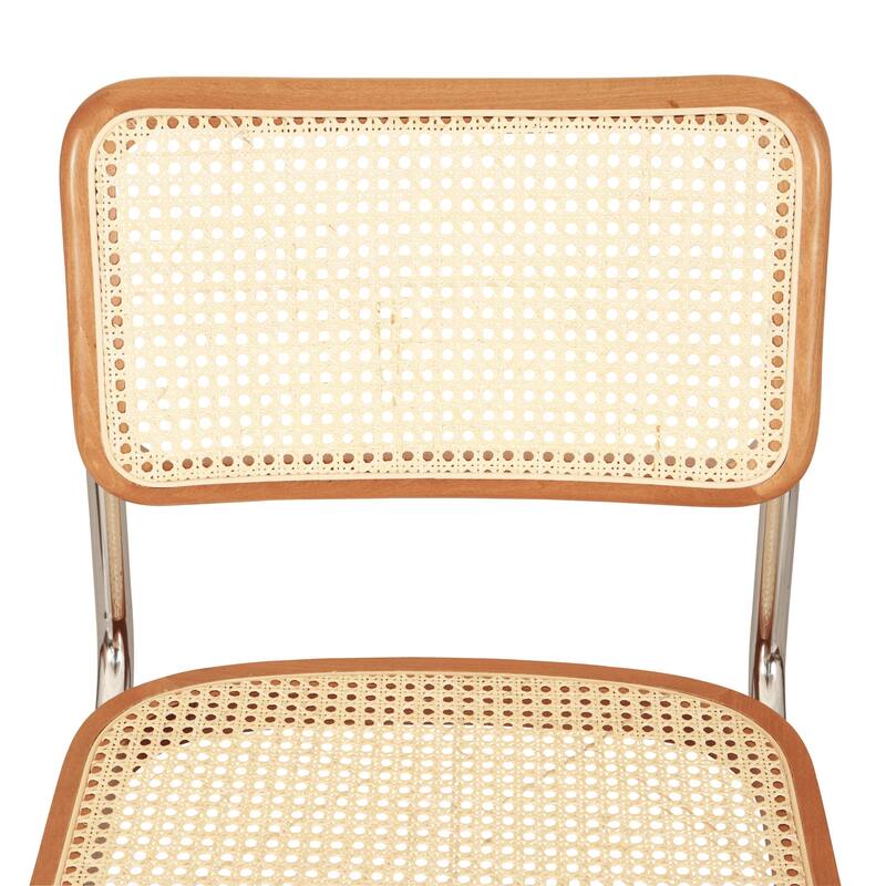 Breuer Chair Company Marcel Breuer Cesca Cane Cantilever Side Chair w/ Chrome Steel Frame (Various Wood & Cane Colors)