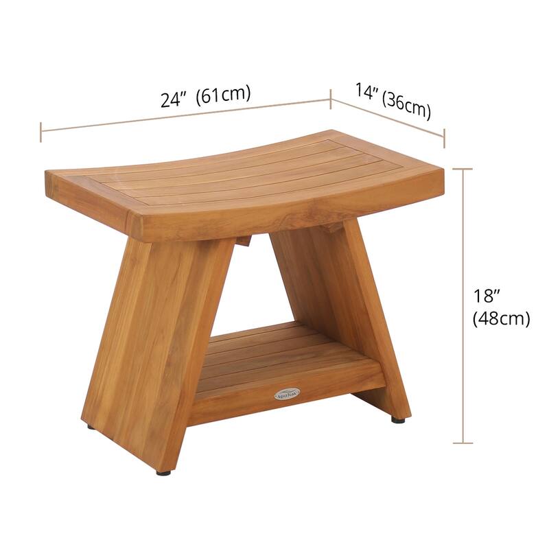 The Original Asia Teak Shower Bench