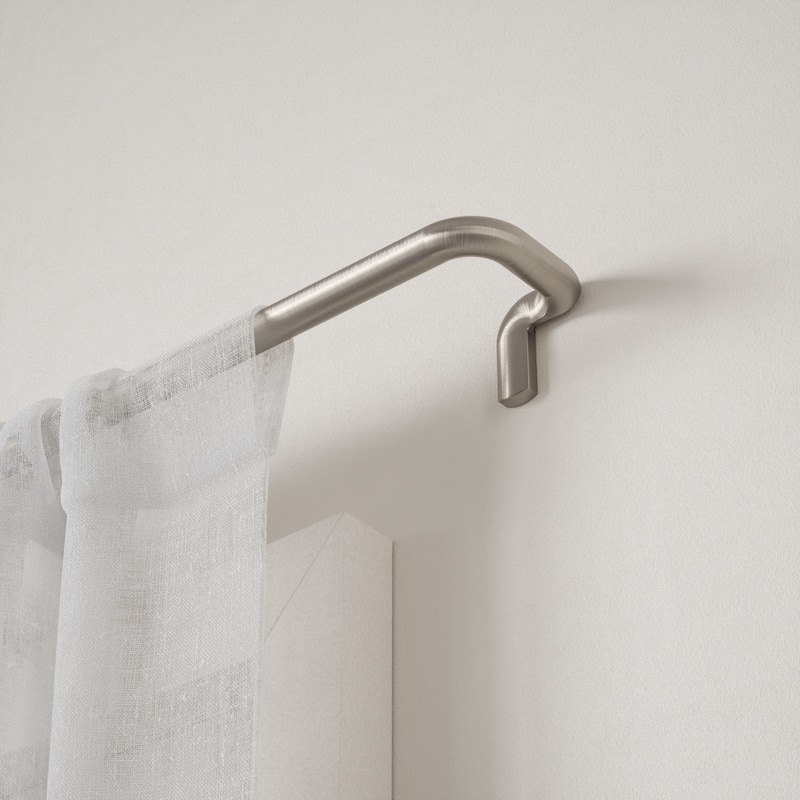 Umbra TWLIGHT Room-Darkening Curtain Rod - 30" - 84" - Nickel