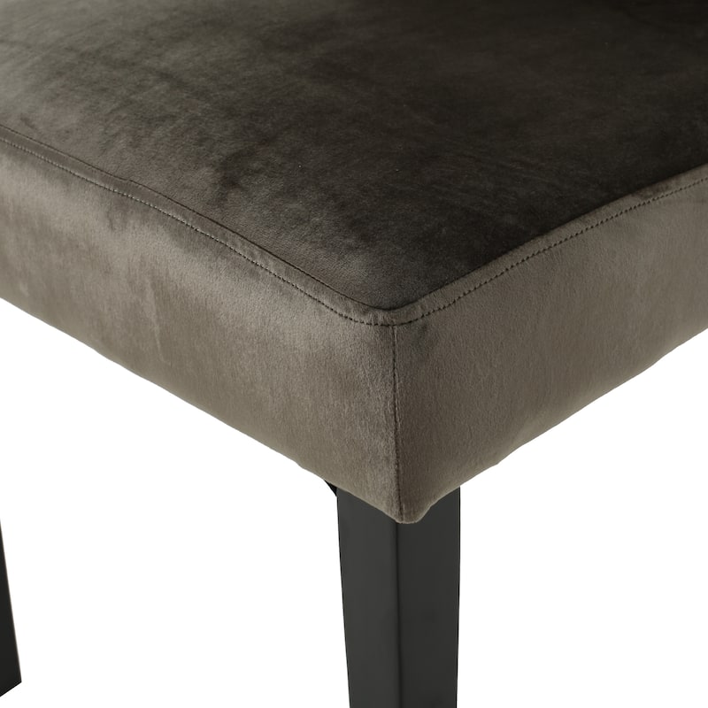 Velvet Tufted and Flared Dining Chairs