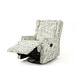 preview thumbnail 25 of 102, 29'' W Pattern Floral Swivel Manual Push Back Recliner Glider Chair