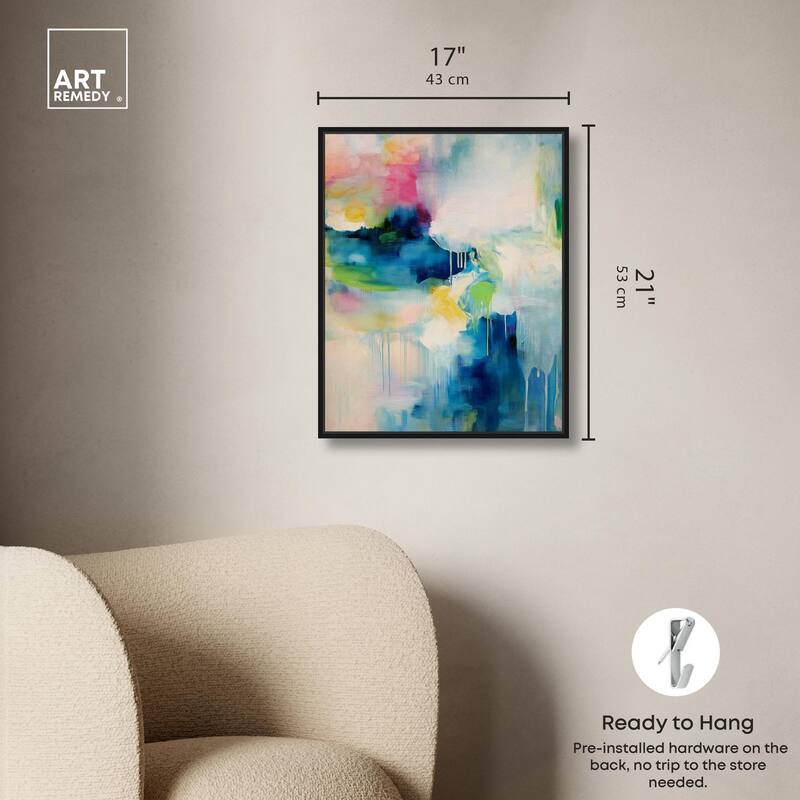Prismatic Weeps Color III Canvas by Art Remedy