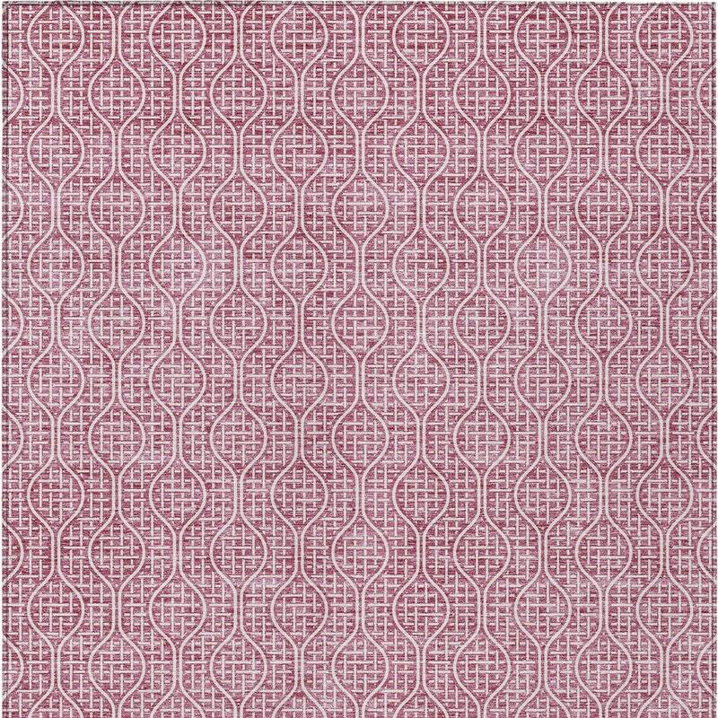 HomeRoots Geometric Transitional Rectangle Outdoor Rug
